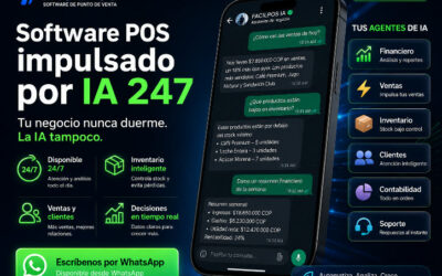 Software POS con IA: los 10 Agentes de FacilPOS por WhatsApp